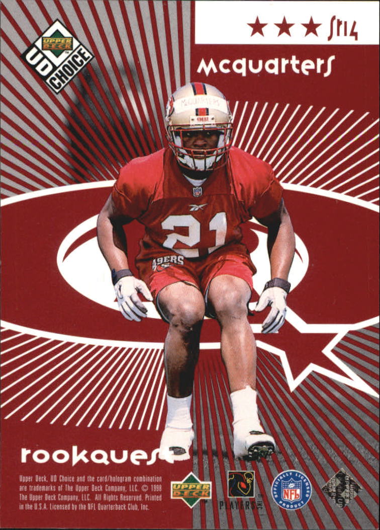 1998 UD Choice Starquest/Rookquest Red #SR14 S.Young/R.W.McQuarters