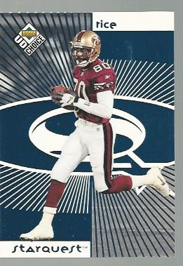 1998 UD Choice Starquest #2 Jerry Rice