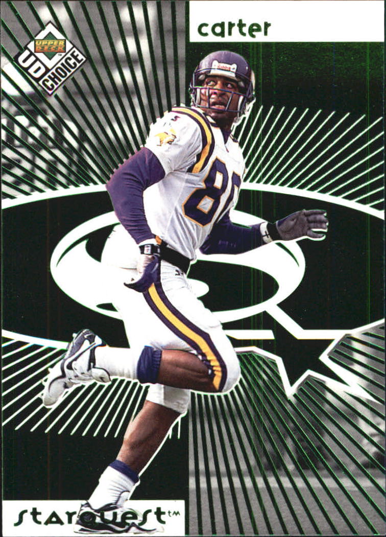 1998 UD Choice Starquest Green #6 Cris Carter