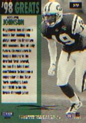 1998 Ultra #379 Keyshawn Johnson NG back image