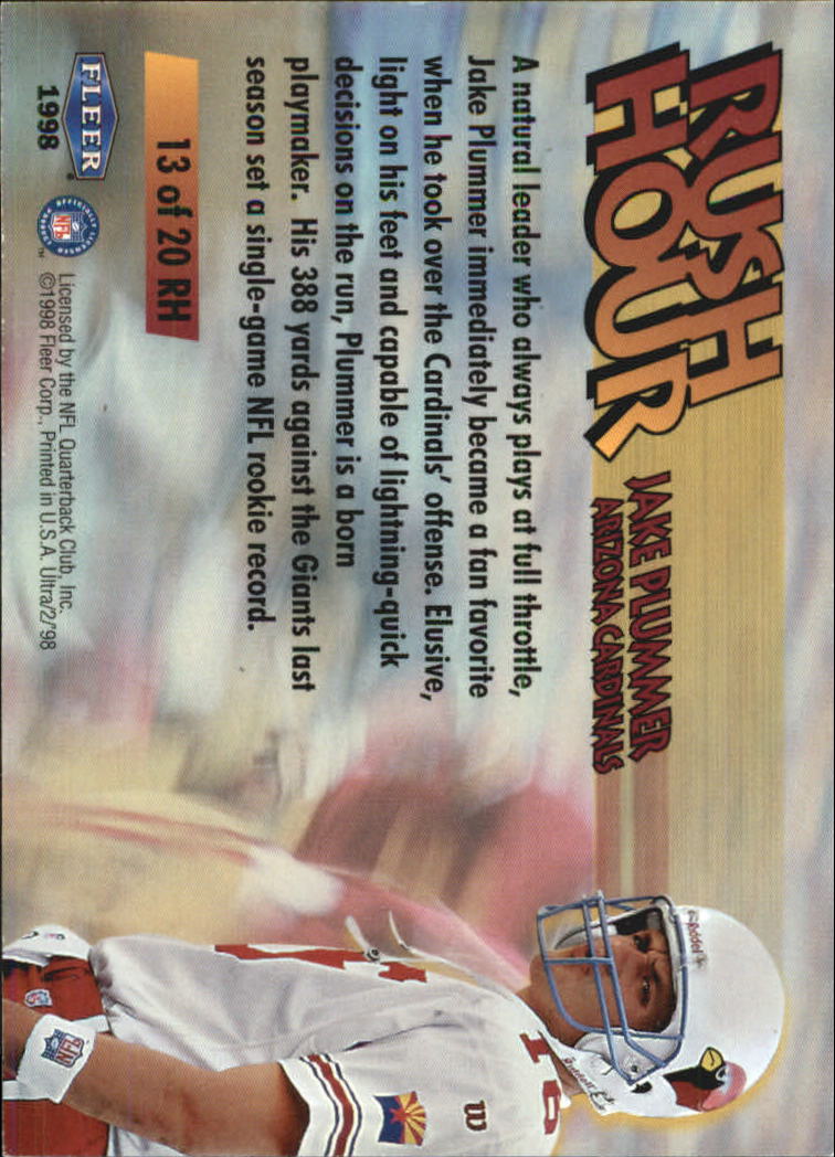 1998 Ultra Rush Hour #13 Jake Plummer back image