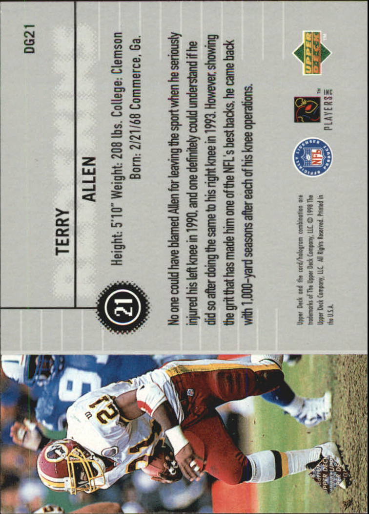 1998 Upper Deck Define the Game #DG21 Terry Allen
