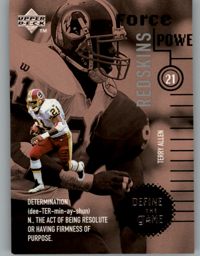 1998 Upper Deck Define the Game #DG21 Terry Allen