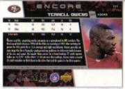 1998 Upper Deck Encore #131 Terrell Owens back image