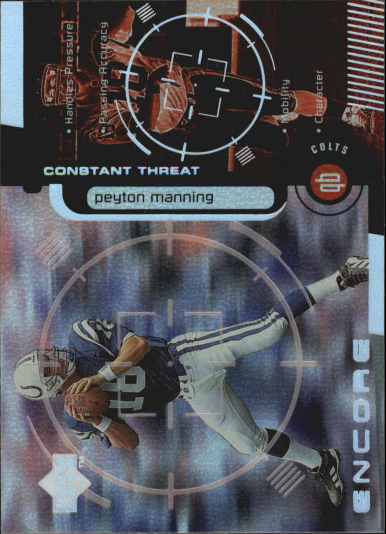 1998 Upper Deck Encore Constant Threat #CT2 Peyton Manning