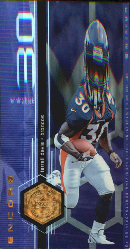 1998 Upper Deck Encore Driving Forces F/X #F1 Terrell Davis