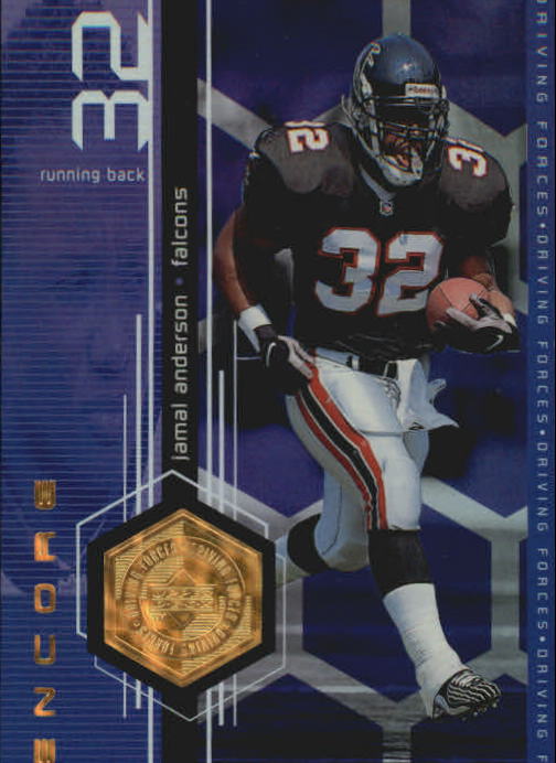 1998 Upper Deck Encore Driving Forces F/X #F6 Jamal Anderson