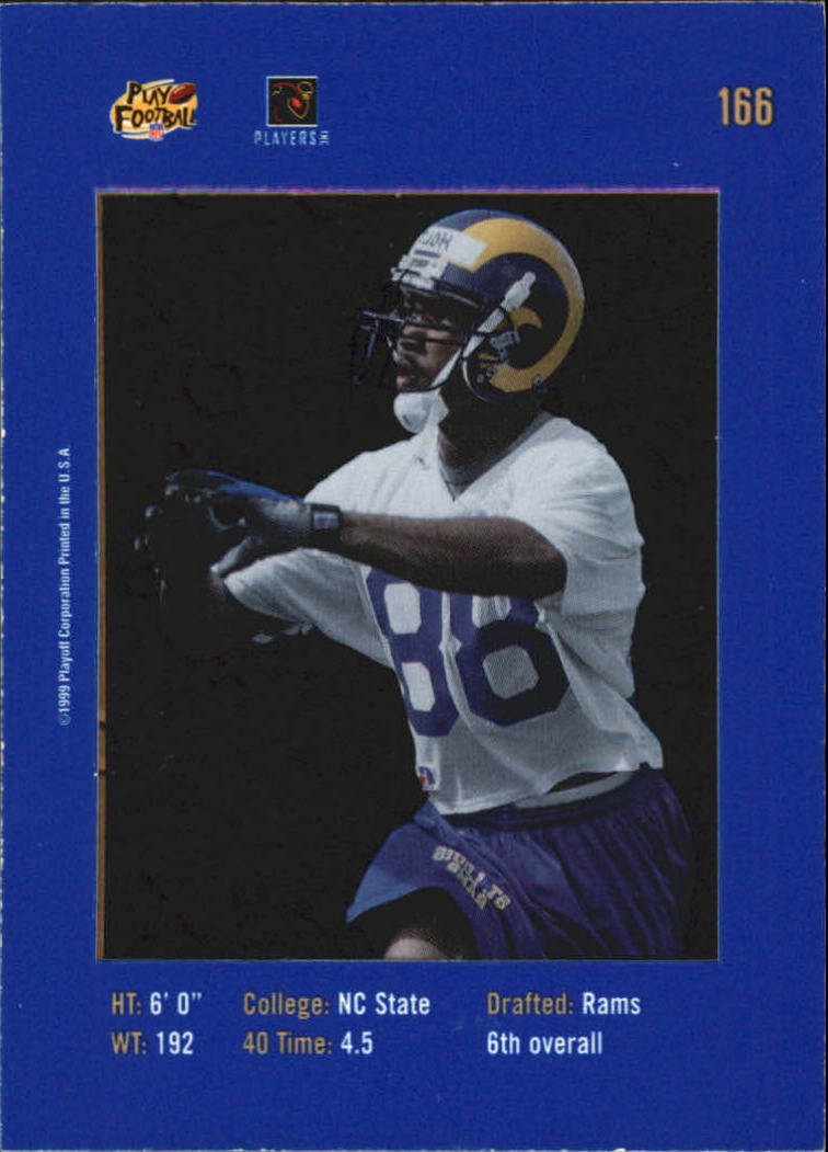 1999 Absolute SSD #166 Torry Holt RC back image