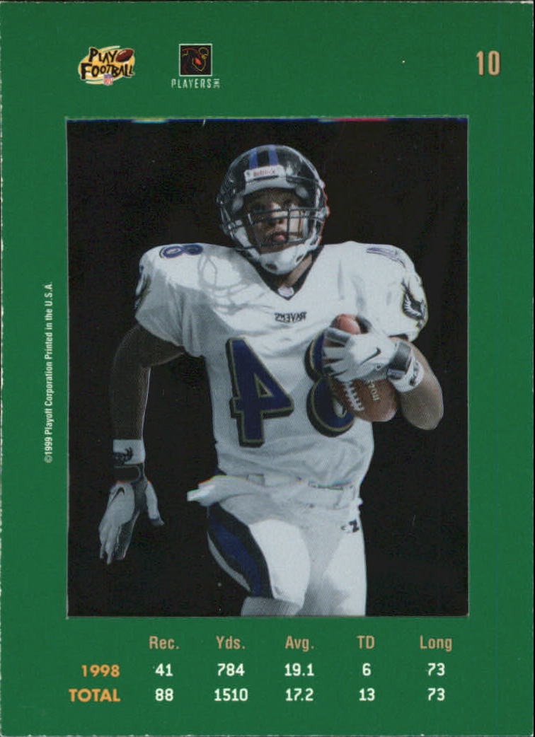 1999 Absolute SSD Green #10 Jermaine Lewis back image