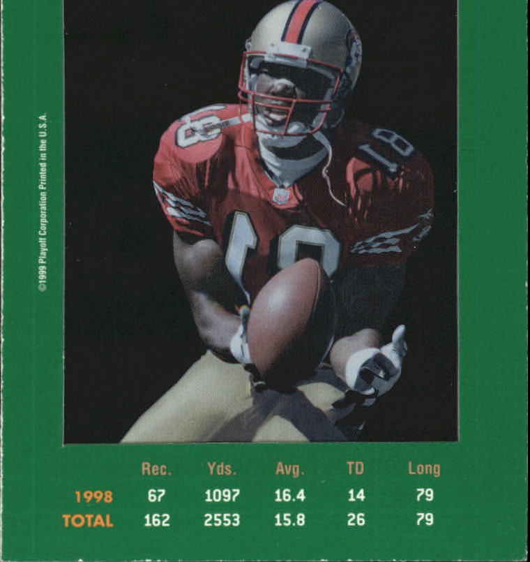 1999 Absolute SSD Green #90 Terrell Owens back image