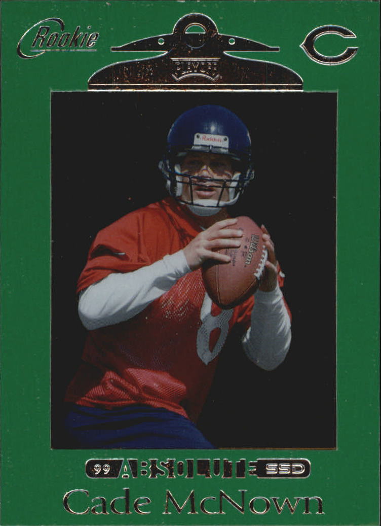 Cade McNown autographed football card (UCLA Bruins drafted Chicago Bears)  1999 Collectors Edge Advantage #180