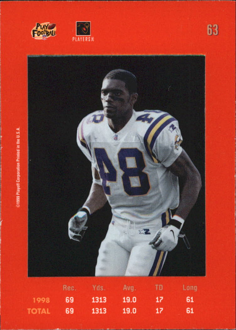 1999 Absolute SSD Red #63 Randy Moss back image