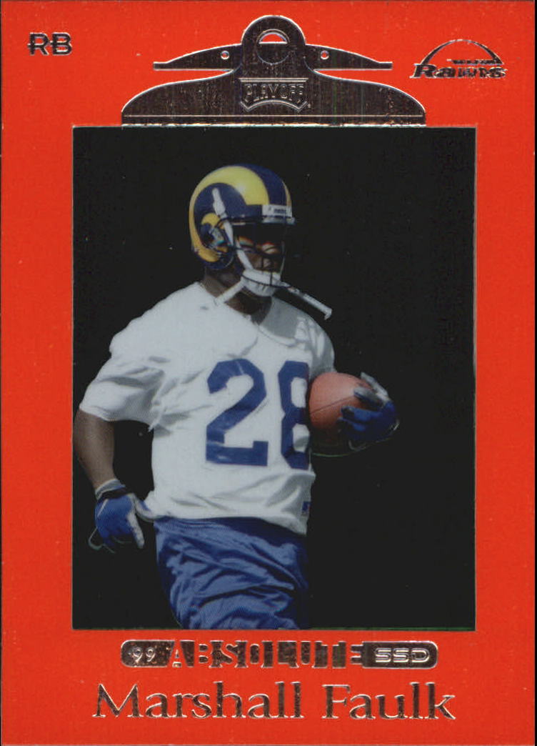 1999 Absolute SSD Red #97 Marshall Faulk