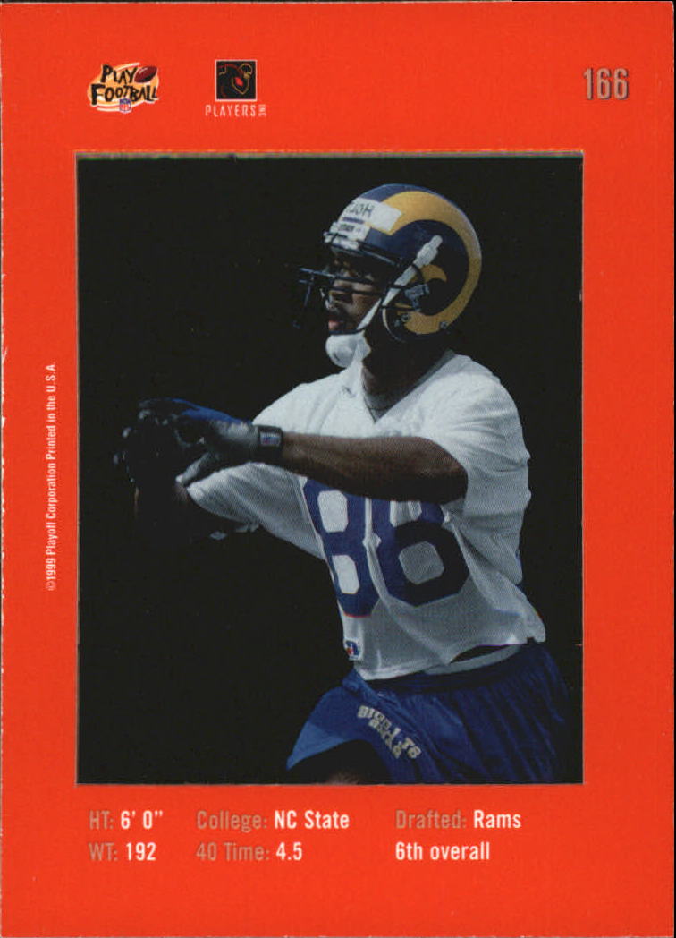 1999 Absolute SSD Red #166 Torry Holt back image