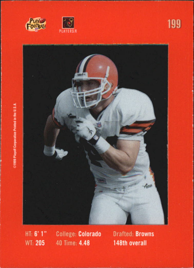 1999 Absolute SSD Red #199 Darrin Chiaverini back image