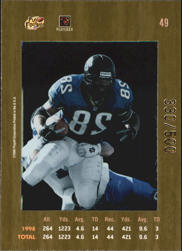 1999 Absolute SSD Coaches Collection Silver #49 Fred Taylor back image