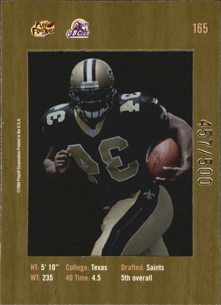 1999 Absolute SSD Coaches Collection Silver #165 Ricky Williams back image