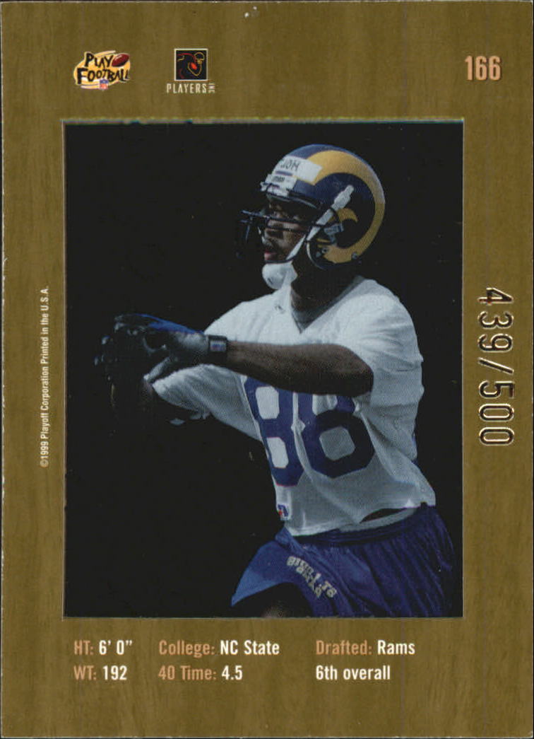 1999 Absolute SSD Coaches Collection Silver #166 Torry Holt back image