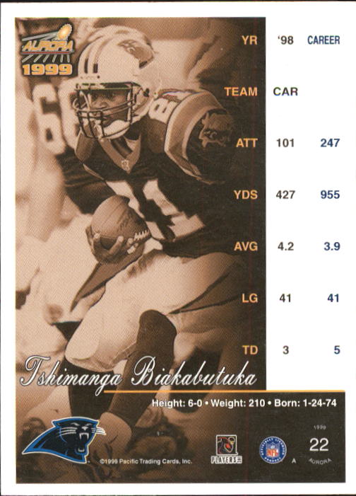 A6933- 1999 Aurora Football Card #s 1-150 +Inserts -You Pick- 15+ FREE US SHIP - Picture 31 of 147