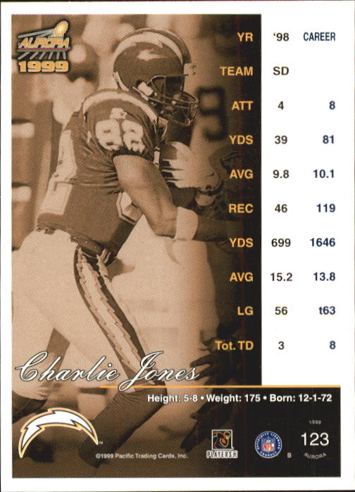 A6933- 1999 Aurora Football Card #s 1-150 +Inserts -You Pick- 15+ FREE US SHIP - Picture 117 of 147