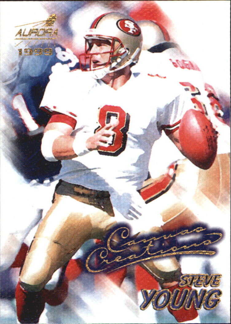 1999 Aurora Canvas Creations #9 Steve Young