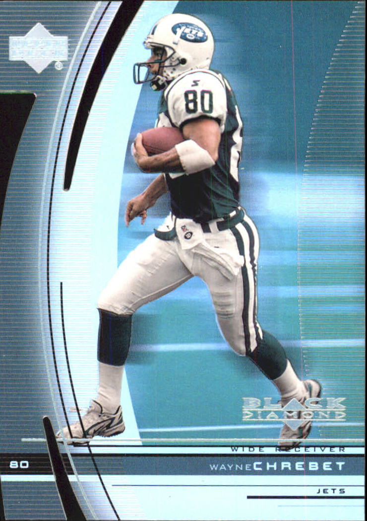 1997 Upper Deck Black Diamond Wayne Chrebet #87 New York Jets