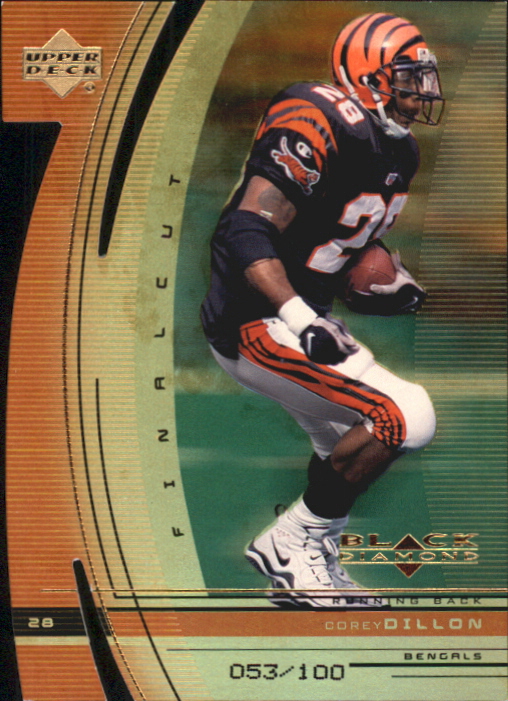 1999 Black Diamond Final Cut #24 Corey Dillon