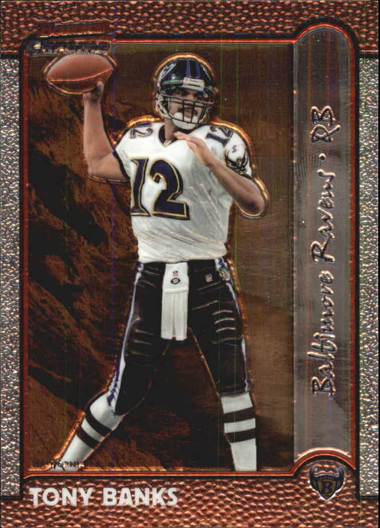 NFLカード bowman chrome interstate 90枚 1999 Bowman Chrome Interstate #19 Tony Banks - NM-MT