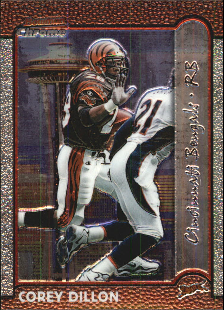 1999 Bowman Chrome Interstate #46 Corey Dillon