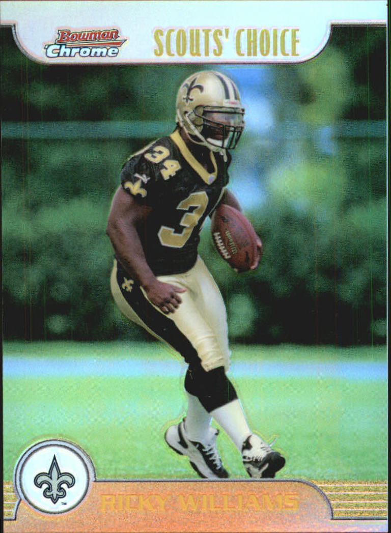 1999 Bowman Chrome Scout's Choice Refractors #SC18 Ricky Williams