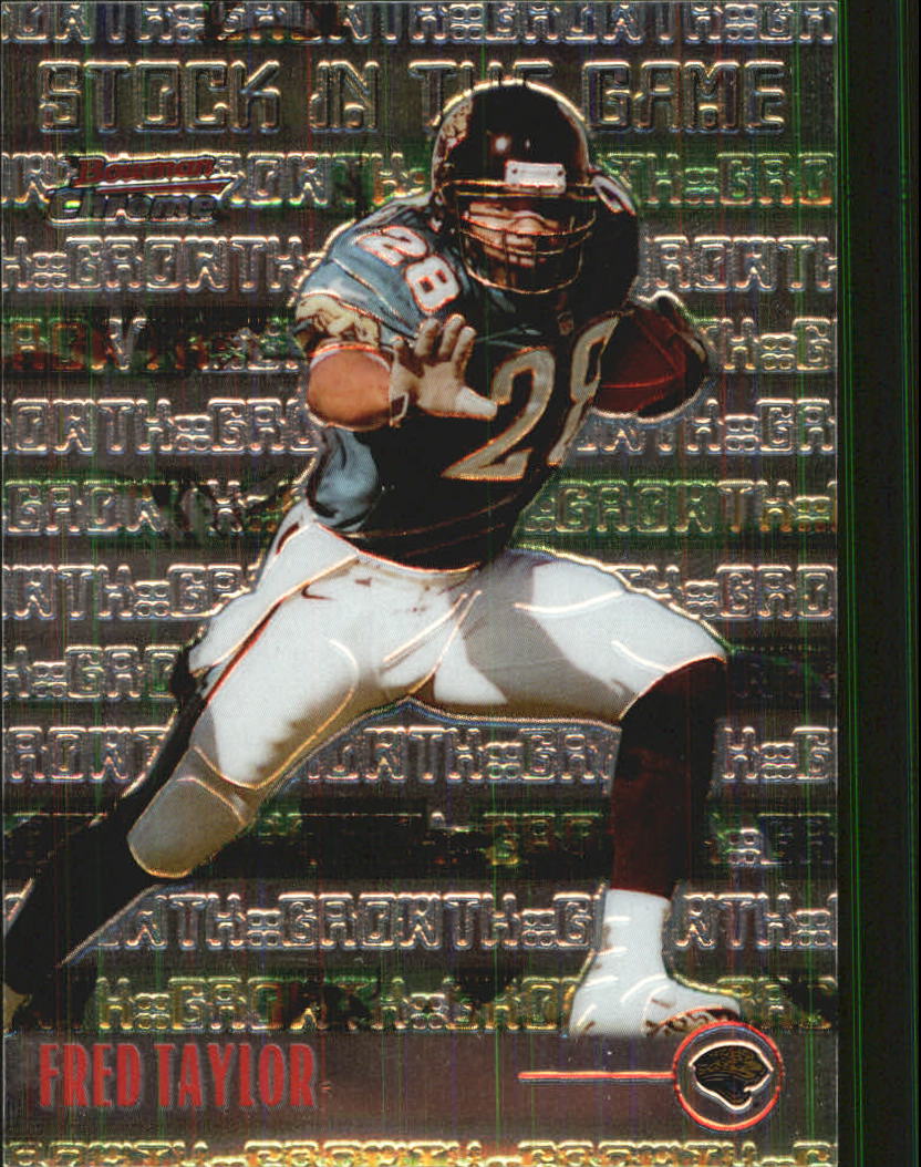 1999 Bowman Chrome Stock in the Game #S10 Fred Taylor