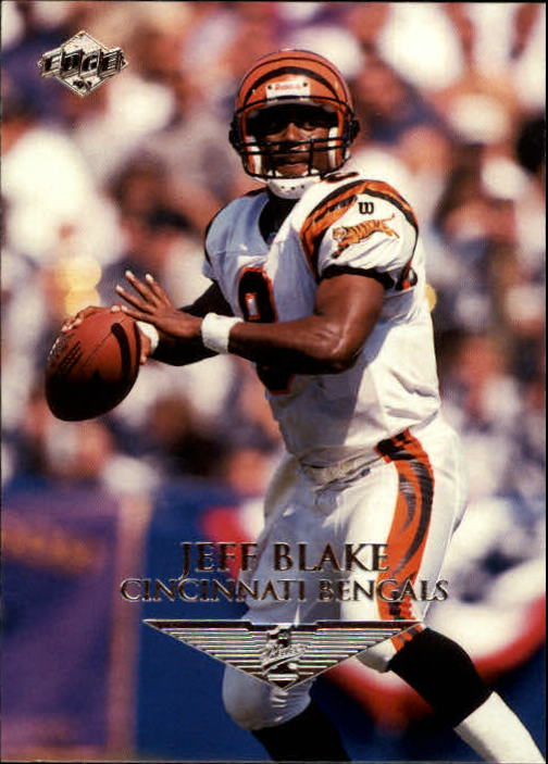 1996 PINNACLE SELECT #31, JEFF BLAKE, CINCINNATI BENGALS STAR QB (NM) NICE  CARD!