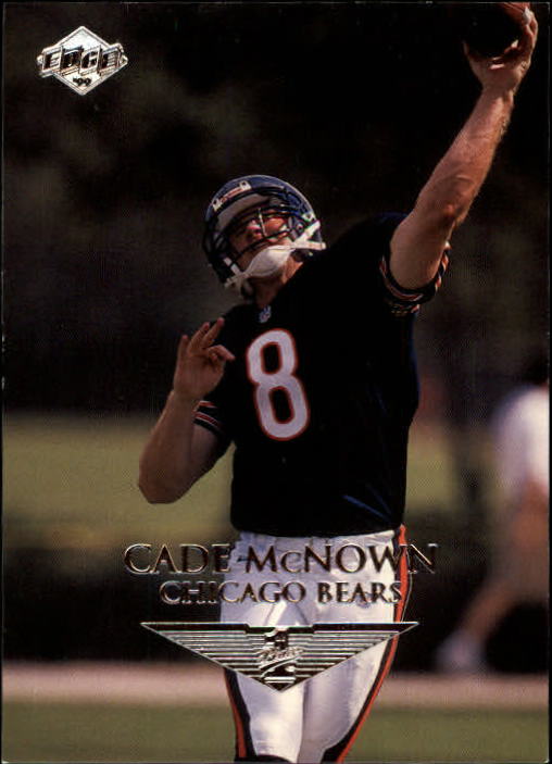 Cade McNown autographed football card (UCLA Bruins drafted Chicago Bears)  1999 Collectors Edge Advantage #180