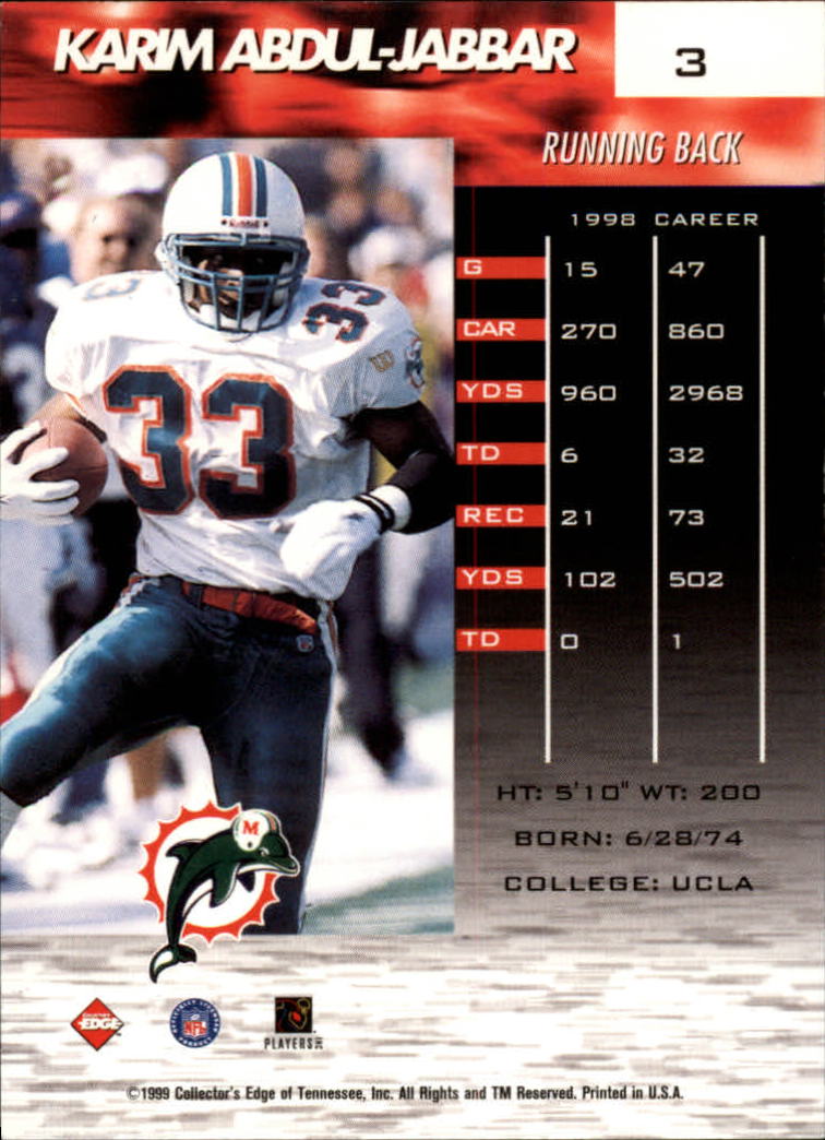 A7941- 1999 Collector's Edge Fury FB Assort Inserts -You Pick- 15+ FREE US SHIP - Picture 207 of 409