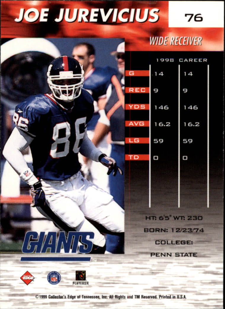 A7941- 1999 Collector's Edge Fury FB Assort Inserts -You Pick- 15+ FREE US SHIP - Picture 255 of 409