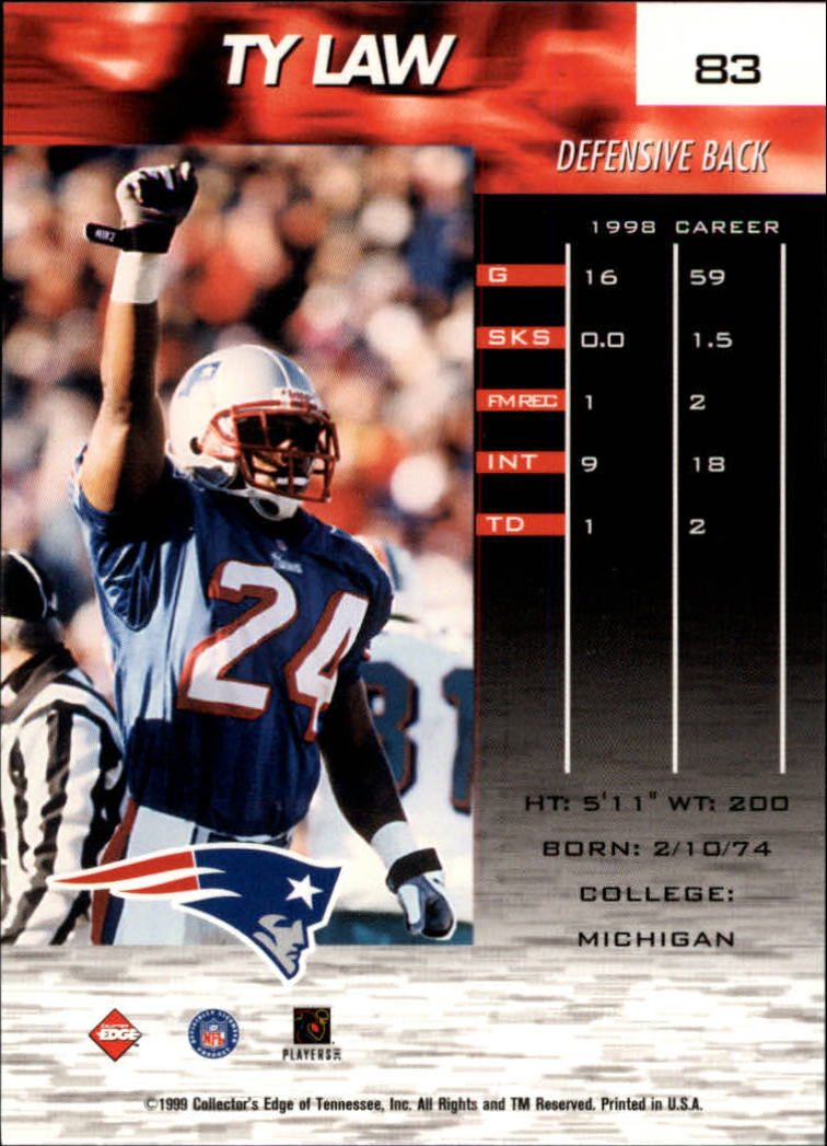 A7941- 1999 Collector's Edge Fury FB Assort Inserts -You Pick- 15+ FREE US SHIP - Picture 265 of 409