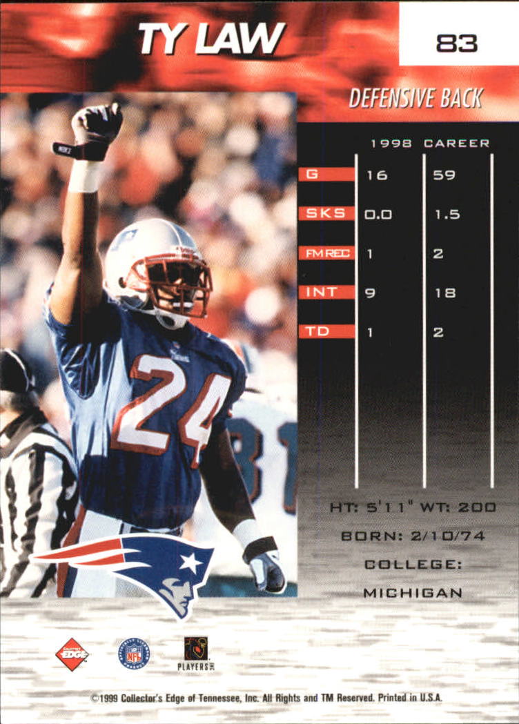 A7941- 1999 Collector's Edge Fury FB Assort Inserts -You Pick- 15+ FREE US SHIP - Picture 267 of 409