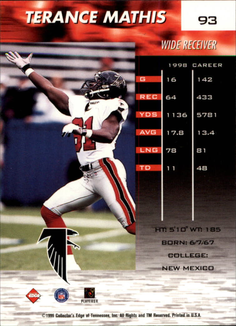 A7941- 1999 Collector's Edge Fury FB Assort Inserts -You Pick- 15+ FREE US SHIP - Picture 271 of 409