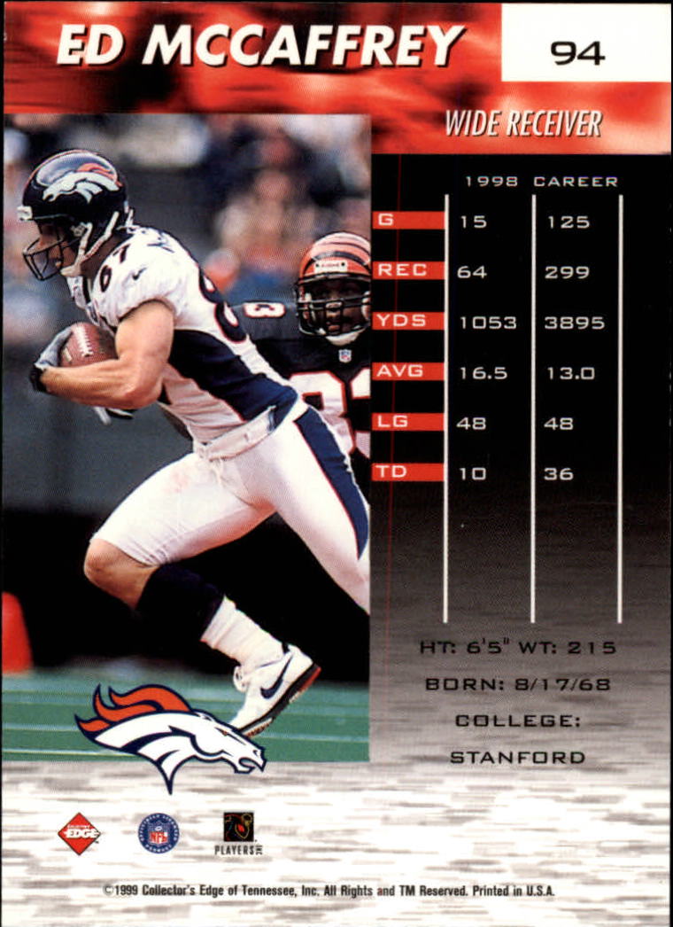 A7941- 1999 Collector's Edge Fury FB Assort Inserts -You Pick- 15+ FREE US SHIP - Picture 273 of 409