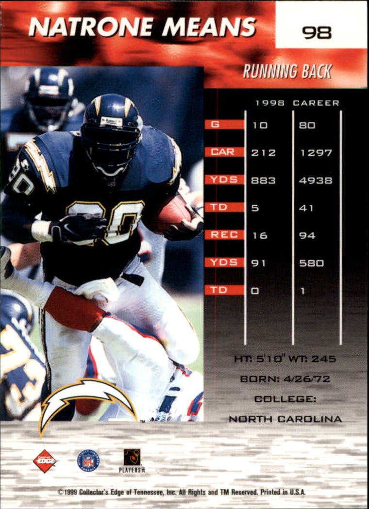 A7941- 1999 Collector's Edge Fury FB Assort Inserts -You Pick- 15+ FREE US SHIP - Picture 277 of 409