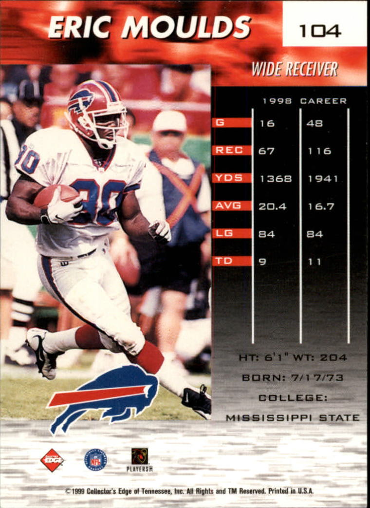 A7941- 1999 Collector's Edge Fury FB Assort Inserts -You Pick- 15+ FREE US SHIP - Picture 283 of 409