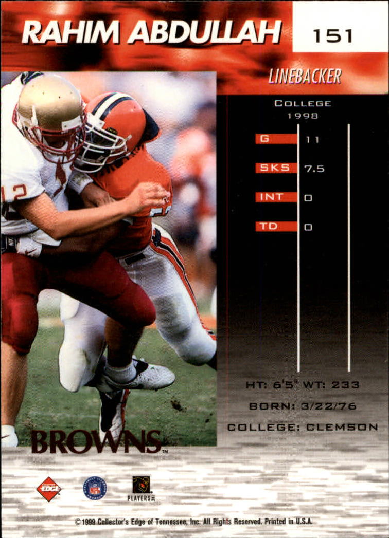 A7941- 1999 Collector's Edge Fury FB Assort Inserts -You Pick- 15+ FREE US SHIP - Picture 349 of 409