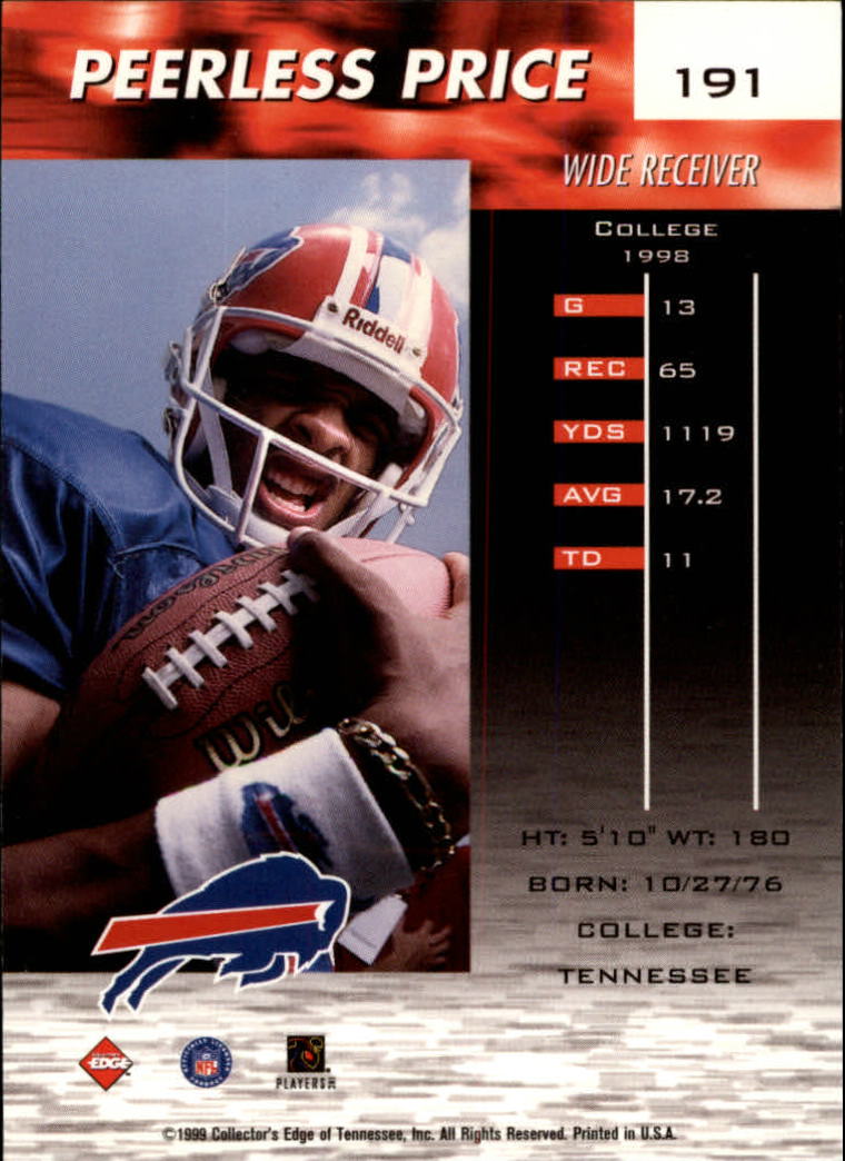 A7941- 1999 Collector's Edge Fury FB Assort Inserts -You Pick- 15+ FREE US SHIP - Picture 369 of 409