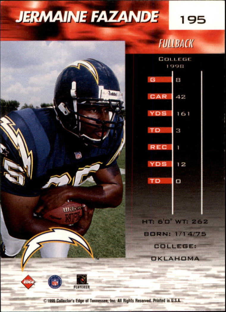 A7941- 1999 Collector's Edge Fury FB Assort Inserts -You Pick- 15+ FREE US SHIP - Picture 371 of 409