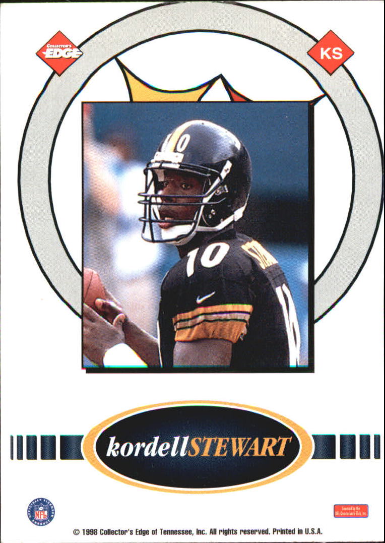1999 Collector's Edge Fury Game Ball #KS Kordell Stewart back image