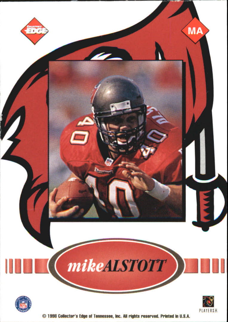 1999 Collector's Edge Fury Game Ball #MA Mike Alstott back image