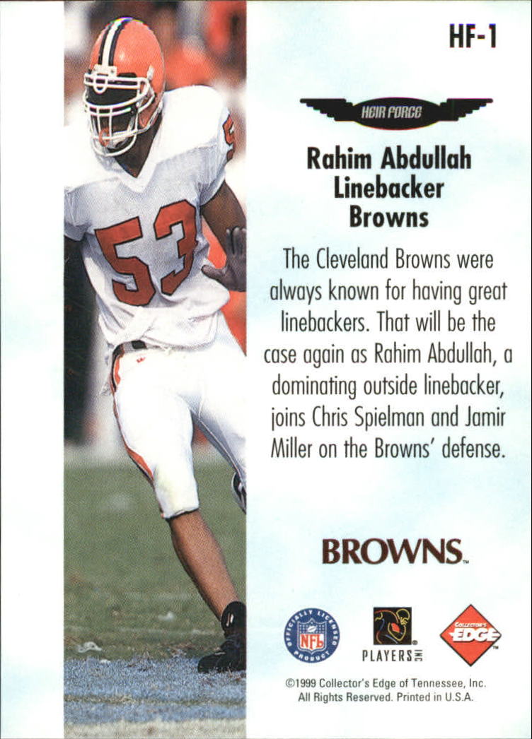 A7941- 1999 Collector's Edge Fury FB Assort Inserts -You Pick- 15+ FREE US SHIP - Picture 373 of 409