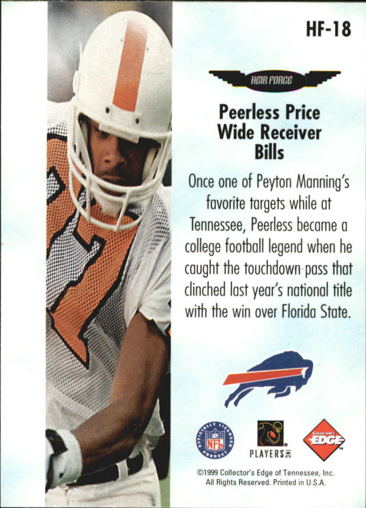 A7941- 1999 Collector's Edge Fury FB Assort Inserts -You Pick- 15+ FREE US SHIP - Picture 401 of 409