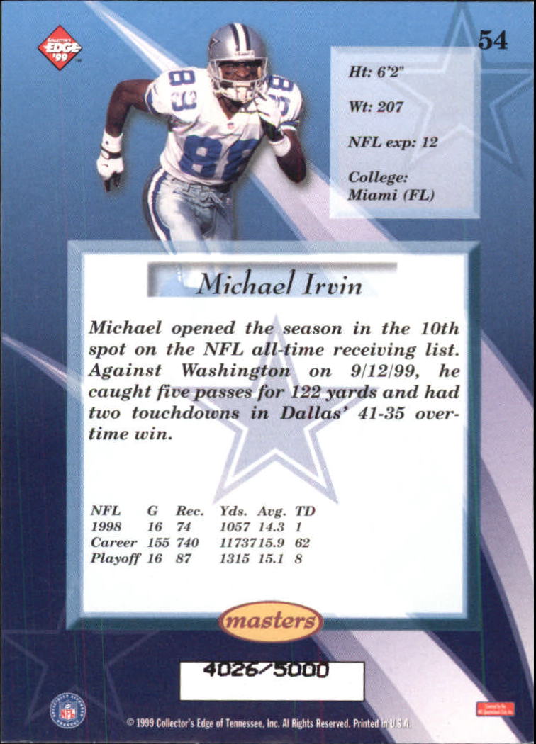 B1990- 1999 Collector's Edge Masters FB 1-200 +Ins -You Pick- 15+ FREE US SHIP - Picture 95 of 425
