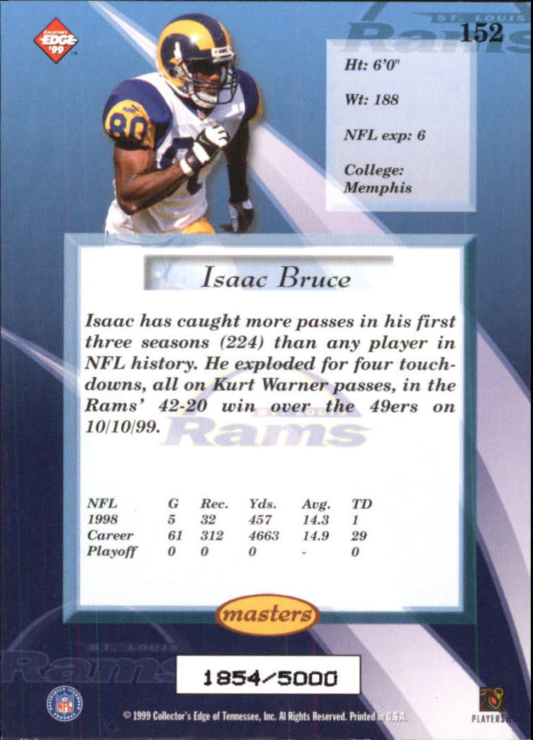 B1990- 1999 Collector's Edge Masters FB 1-200 +Ins -You Pick- 15+ FREE US SHIP - Picture 251 of 425